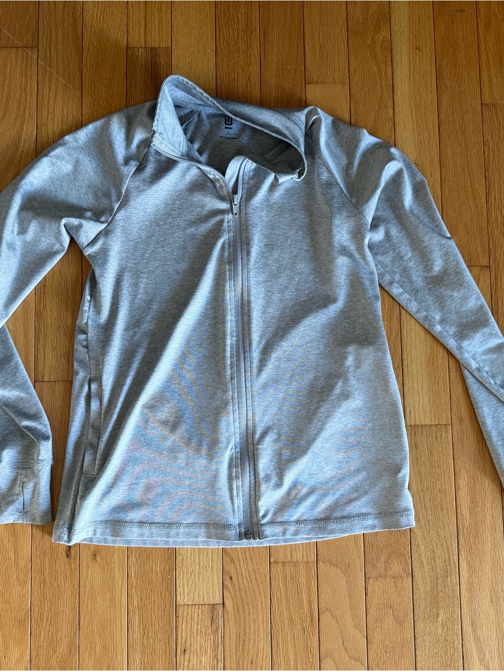 Girls Ideology- Lightweight Full-Zip Jacket - Grey